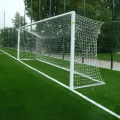 Stabilní profesionální hliníková fotbalová brána 7,3 m x 2,4 m – SBV 110